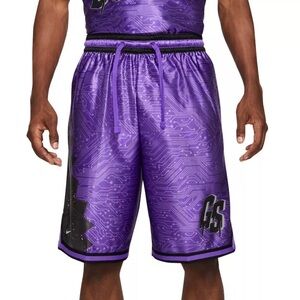 LeBron James Goon Squad Space Jam: A New Legacy Nike Purple Shorts Size Large